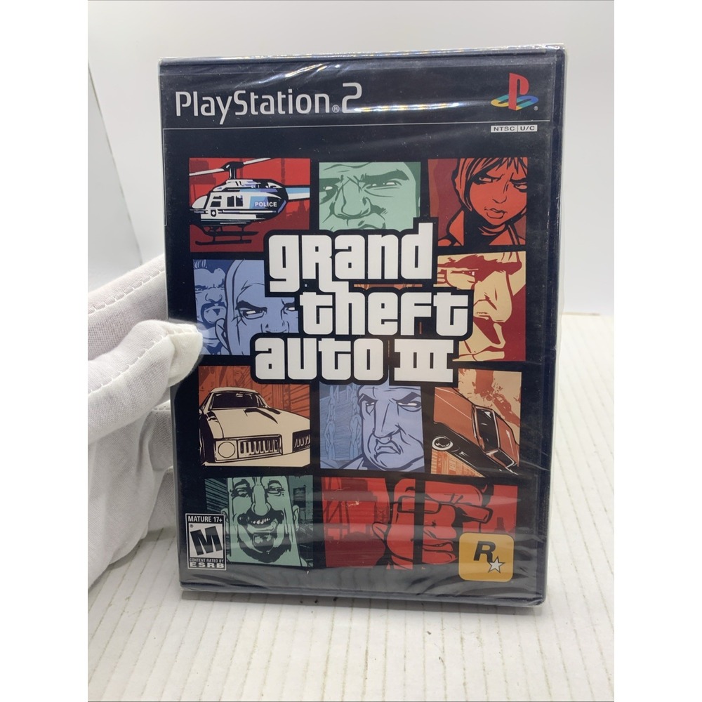 Grand Theft Auto III GTA 3 Sony PlayStation 2 PS2 Brand New Factory Sealed 2001